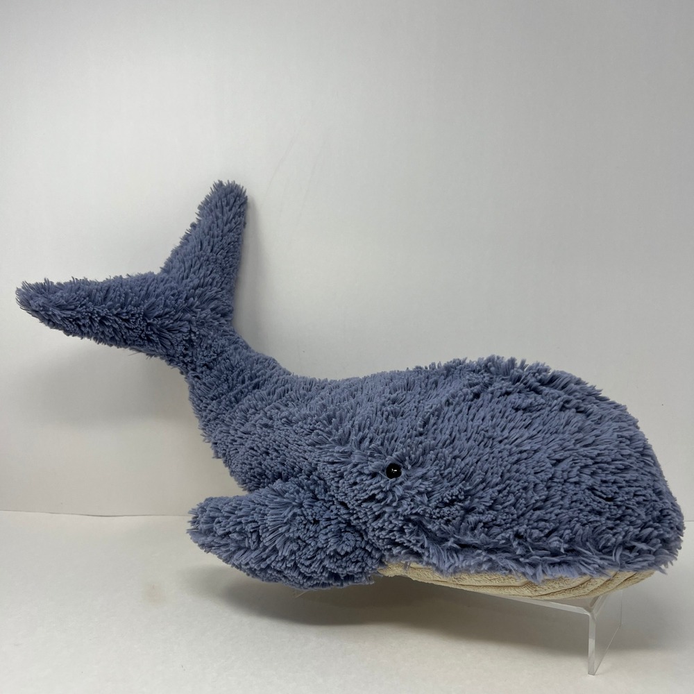 Jellycat Wilber Whale Plush Lg 17" Blue Retired 2015 Stuffed Animal JCINC2731SH - Picture 16 of 16